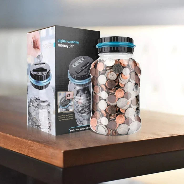 SKARBONKA LICZĄCA PIENIĄDZE | STANISŁAW - 20 x 11.5 cm / Plastik