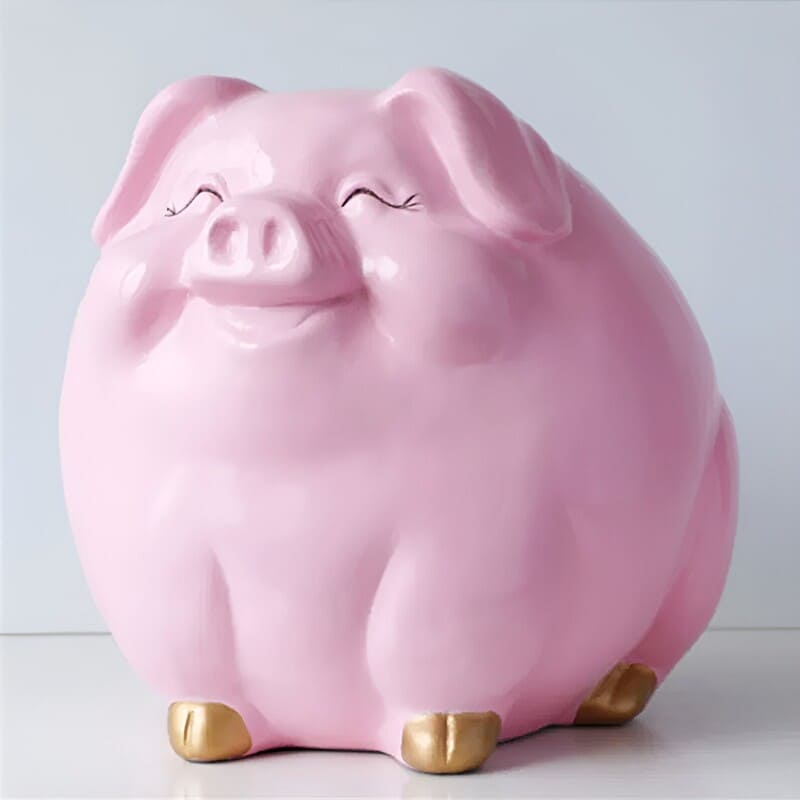 AAA.gigantyczna świnka skarbonka - Rose - Tirelire