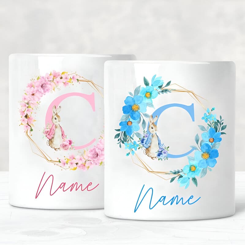 AAA.personalizowana skarbonka dla dziecka - C / Rose - Tirelire