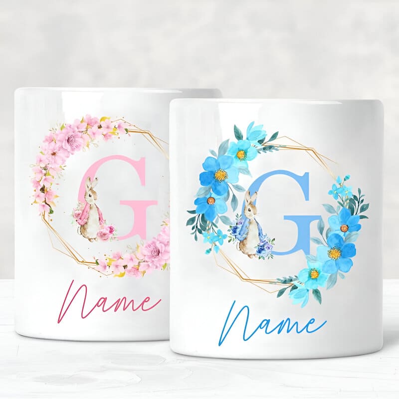 AAA.personalizowana skarbonka dla dziecka - G / Rose - Tirelire