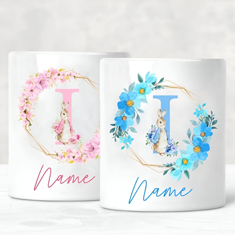 AAA.personalizowana skarbonka dla dziecka - I / Rose - Tirelire