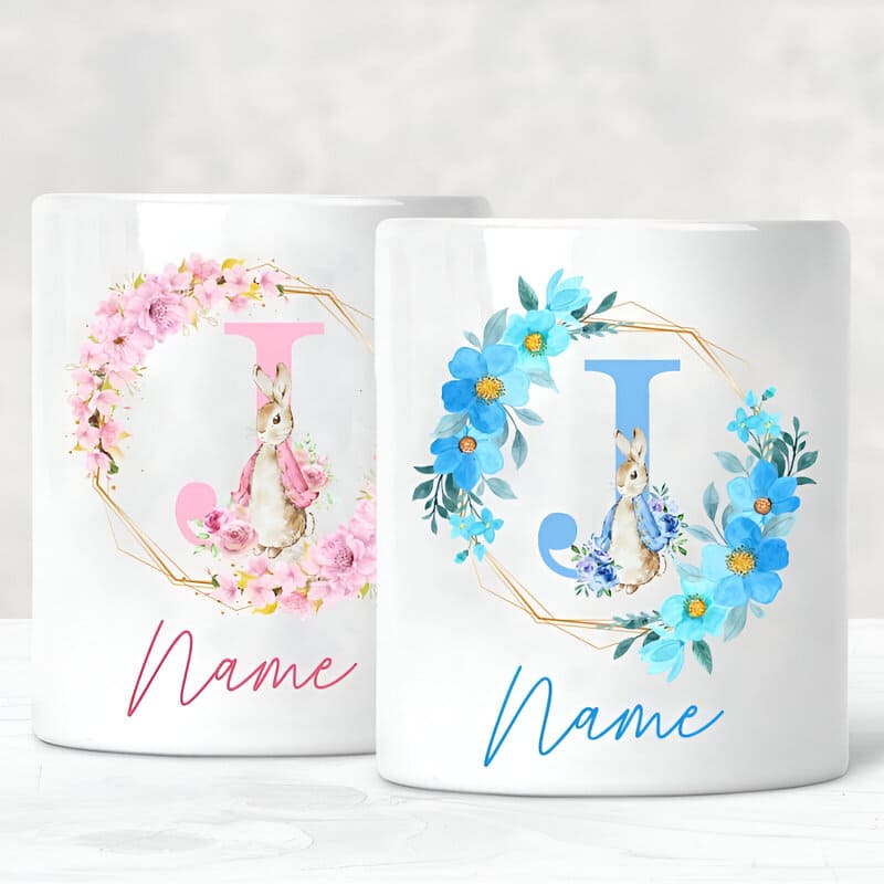 AAA.personalizowana skarbonka dla dziecka - J / Rose - Tirelire