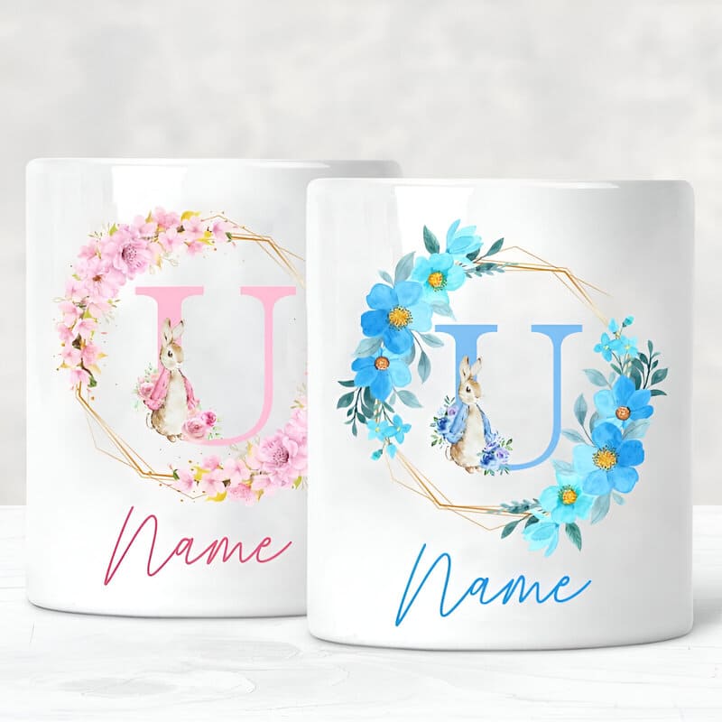 AAA.personalizowana skarbonka dla dziecka - U / Rose - Tirelire