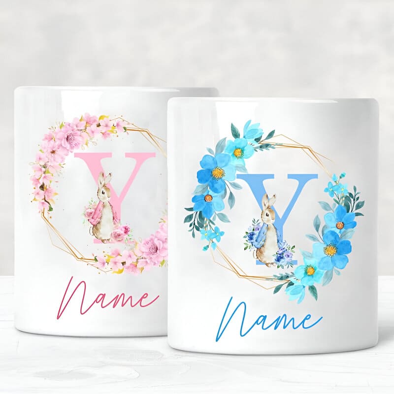 AAA.personalizowana skarbonka dla dziecka - Y / Rose - Tirelire