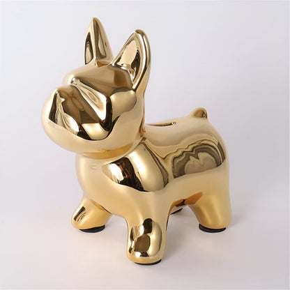 BULDOG SKARBONKA | DOMINIK - złoty - Tirelire