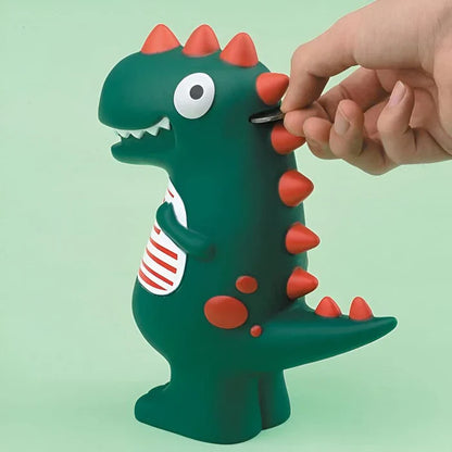 DINOZAUR SKARBONKA | FILIP - Zielony / 27 x 21 cm
