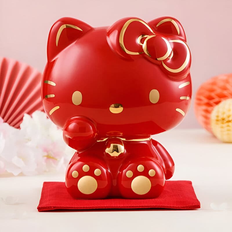 HELLO KITTY SKARBONKA - Rouge - Tirelire