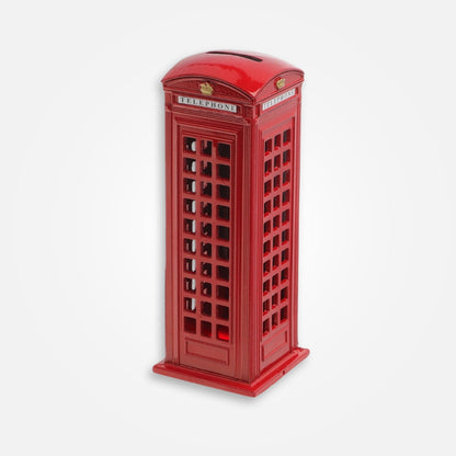 SKARBONKA BUDKA TELEFONICZNA LONDYN | BASIA - Czerwony / 18 x 4 cm / Metal