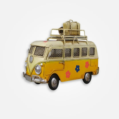 SKARBONKA CAMPER | KACPER - Zółty / 17 x 7 cm / Metal