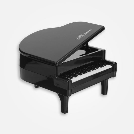 SKARBONKA FORTEPIAN | NINA - Czarny / 9.5 x 13.8 cm