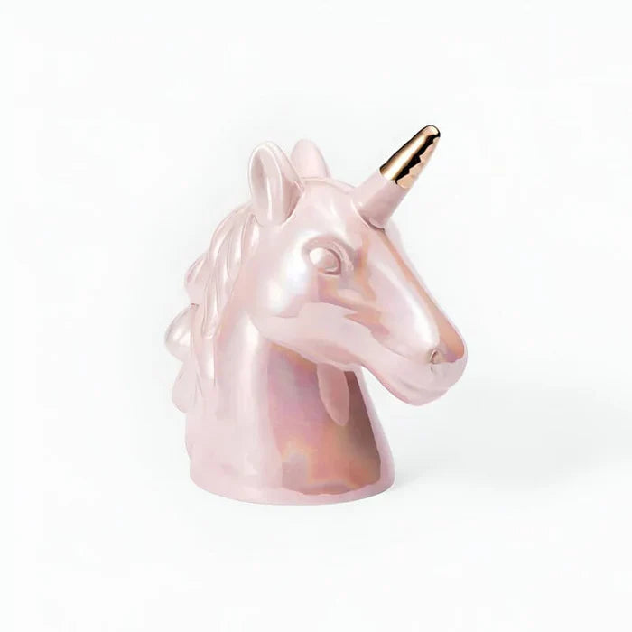 SKARBONKA JEDNOROŻEC | AURELIA - Różowy / 14 x 13 cm