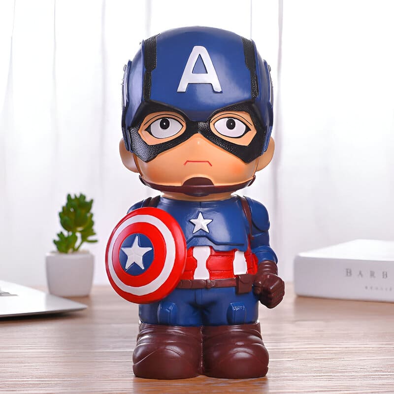 SKARBONKA KAPITAN AMERYKA - 8 x 7 x 15 cm - Tirelire