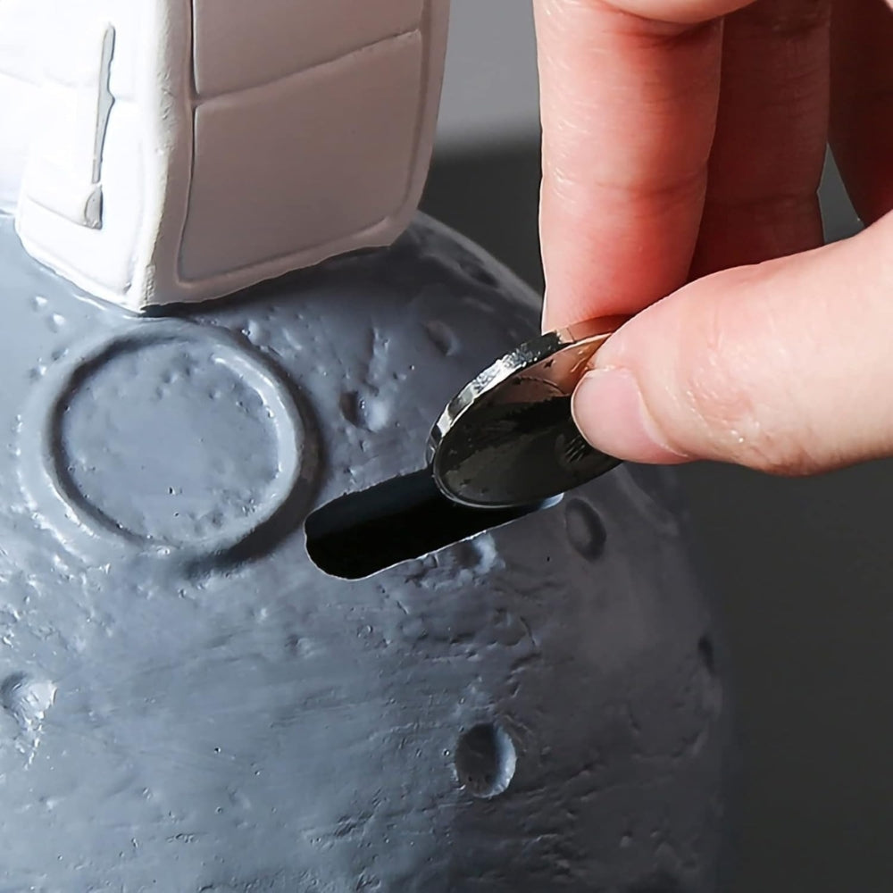 SKARBONKA KOSMONAUTA | BRUNO - Szary / 23 x 15.5 cm