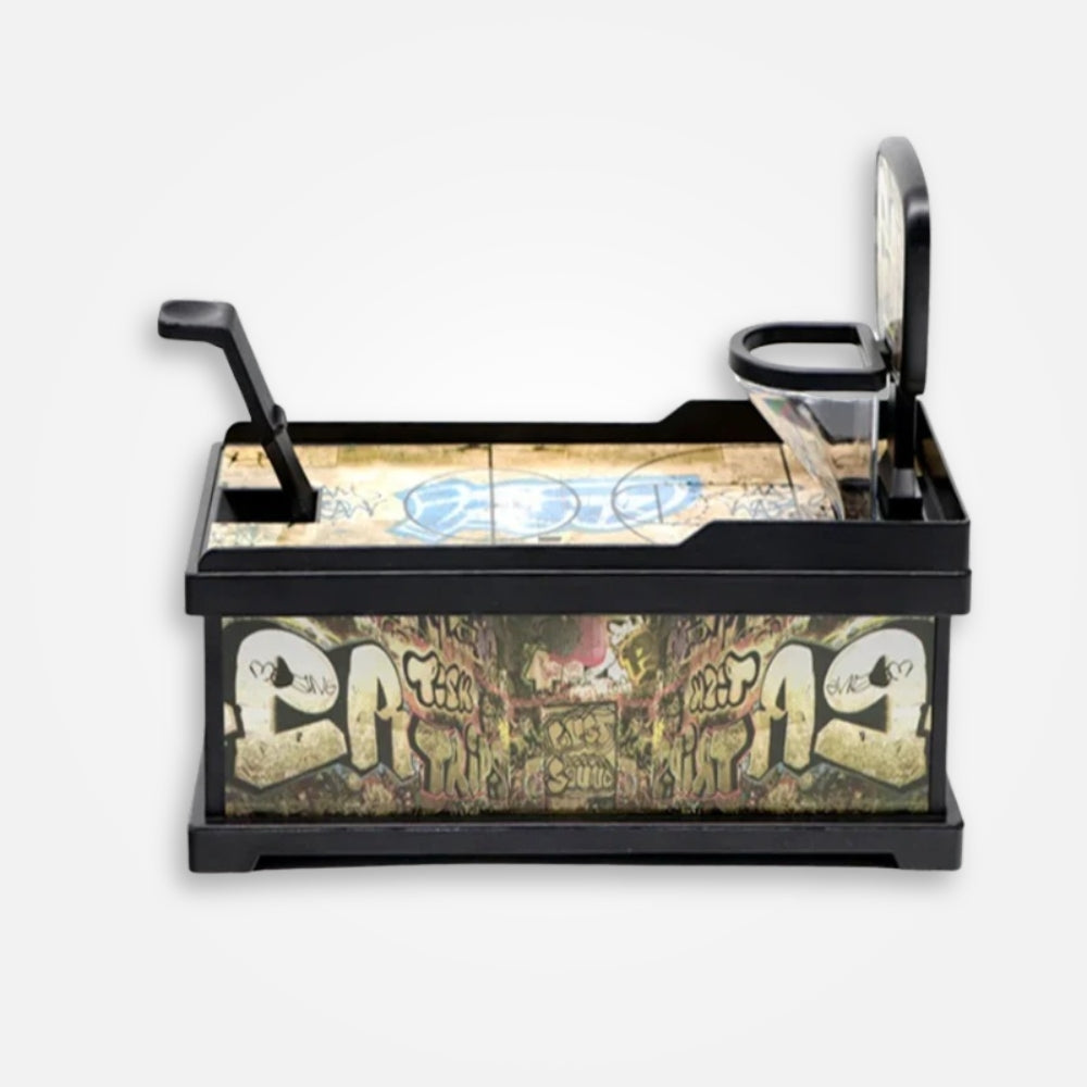 SKARBONKA KOSZYKÓWKA | NATAN - Czarny / 13 x 20.5 cm