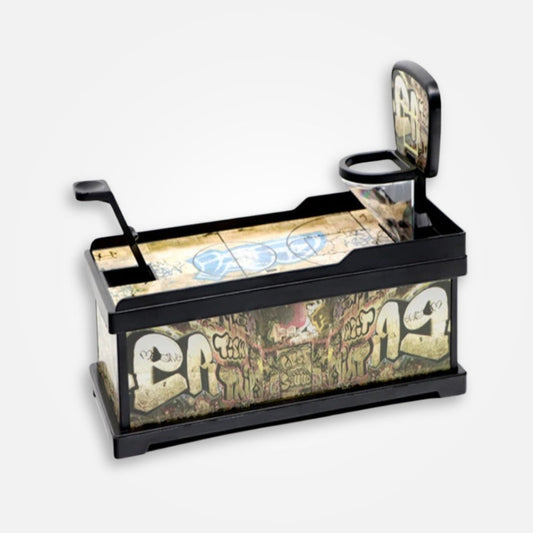 SKARBONKA KOSZYKÓWKA | NATAN - Czarny / 13 x 20.5 cm