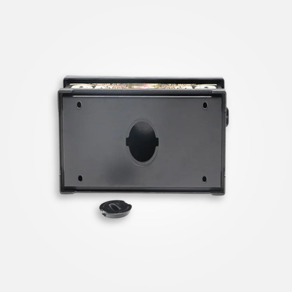 SKARBONKA KOSZYKÓWKA | NATAN - Czarny / 13 x 20.5 cm