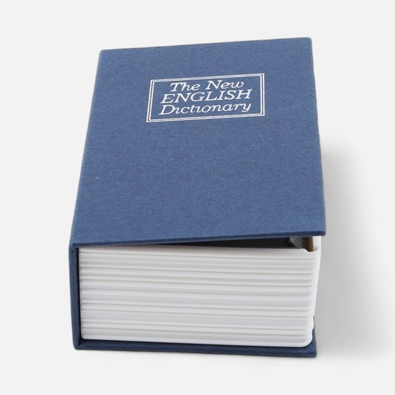 SKARBONKA KSIĄŻKA | LAURA - Granatowy - Tirelire