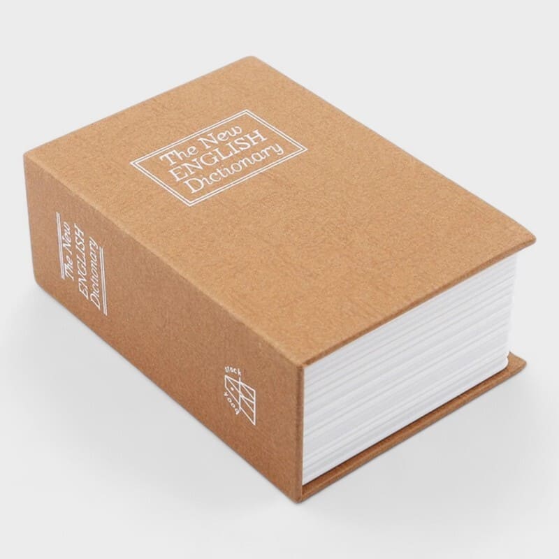 SKARBONKA KSIĄŻKA | LAURA - Pomarańczowy - Tirelire