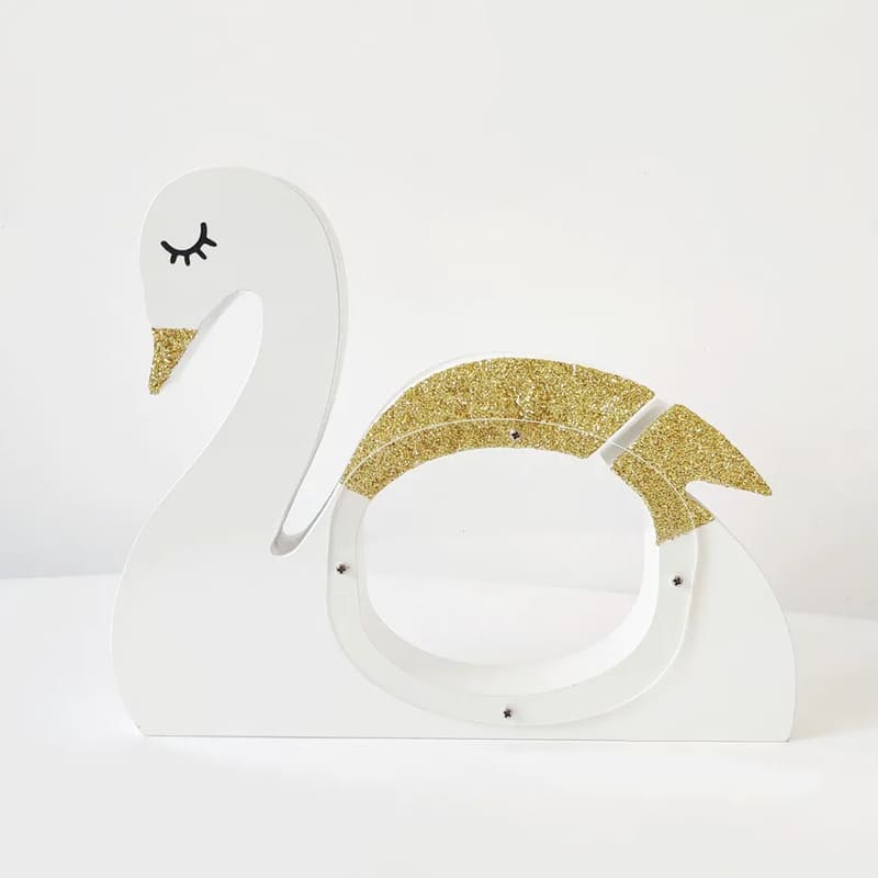 SKARBONKA ŁABĘDŹ - Or - Tirelire