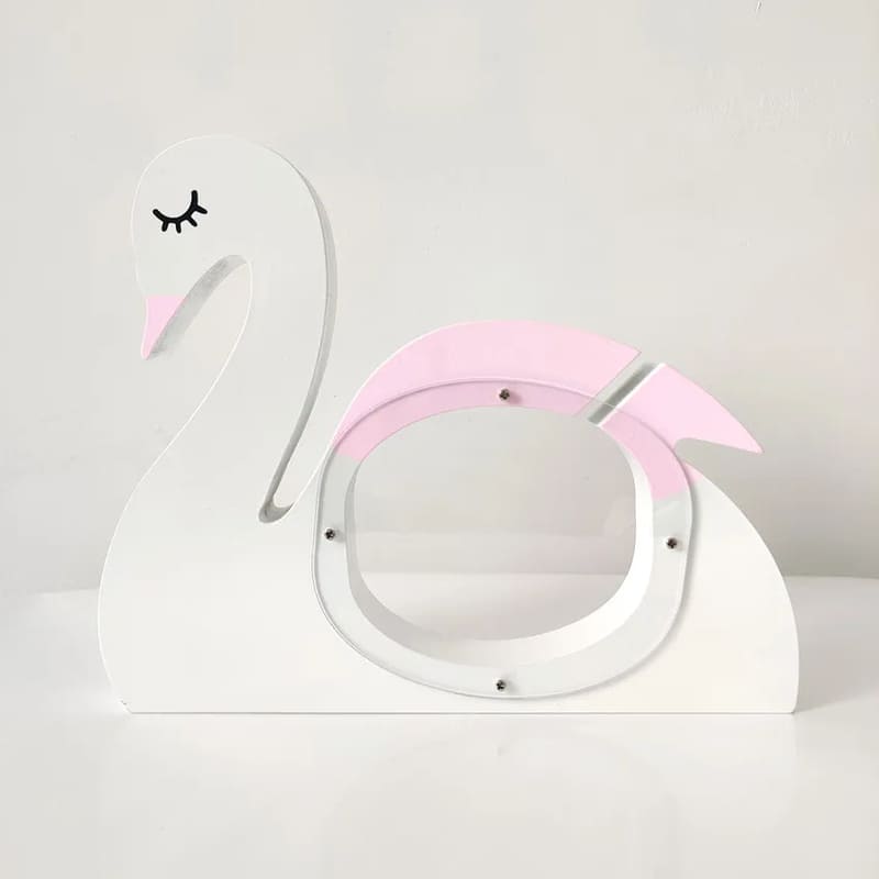 SKARBONKA ŁABĘDŹ - Rose - Tirelire