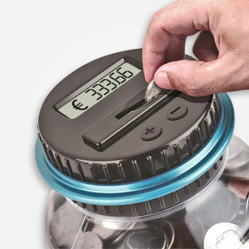 SKARBONKA LICZĄCA PIENIĄDZE | STANISŁAW - 20 x 11.5 cm / Plastik