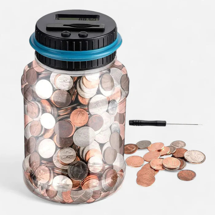 SKARBONKA LICZĄCA PIENIĄDZE | STANISŁAW - 20 x 11.5 cm / Plastik