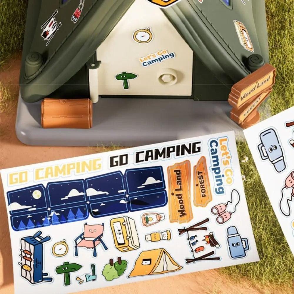 SKARBONKA NAMIOT | ADAM - Zielony / 17.5 x 22 cm