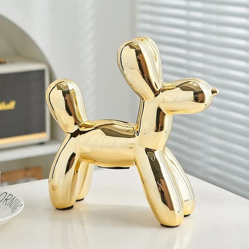 SKARBONKA PIES | LEON - Złoty - Tirelire