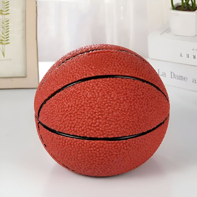 SKARBONKA PIŁKA KOSZYKÓWKA | TADEUSZ - Pomarańczowy / 15 x 14 cm