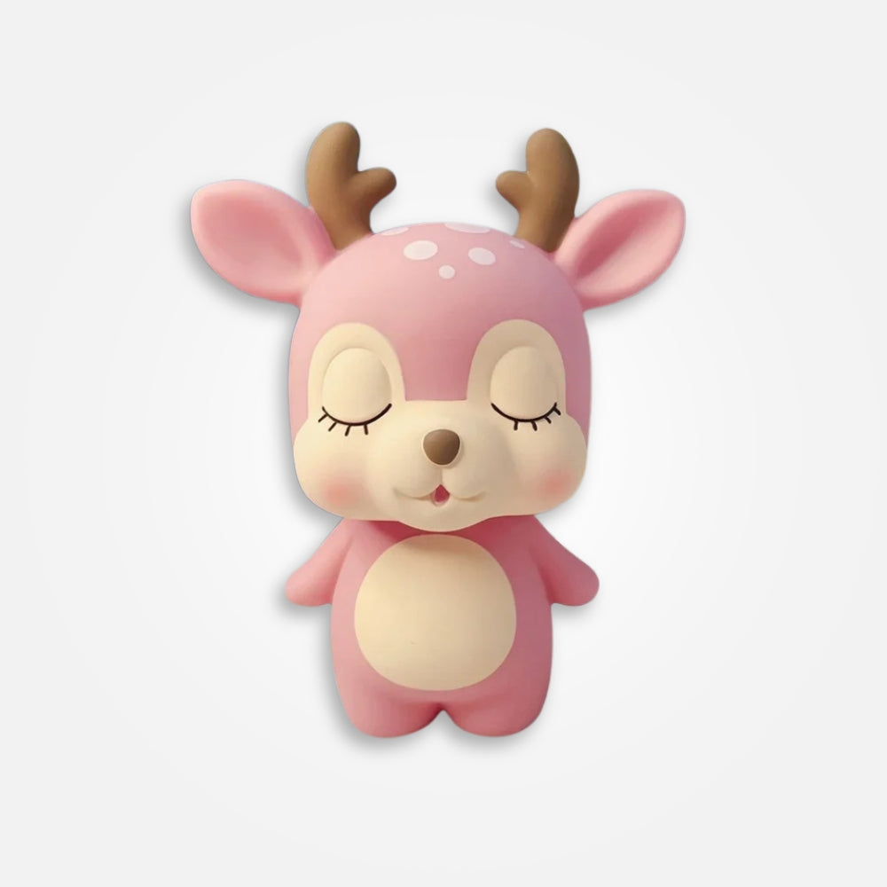 SKARBONKA RENIFER | JULIA - Różowy / 19 x 15.5 cm