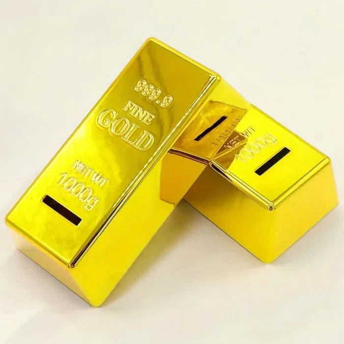 SKARBONKA SZTABKA ZŁOTA | TYMOTEUSZ - Zlota / 14.5 x 5.5