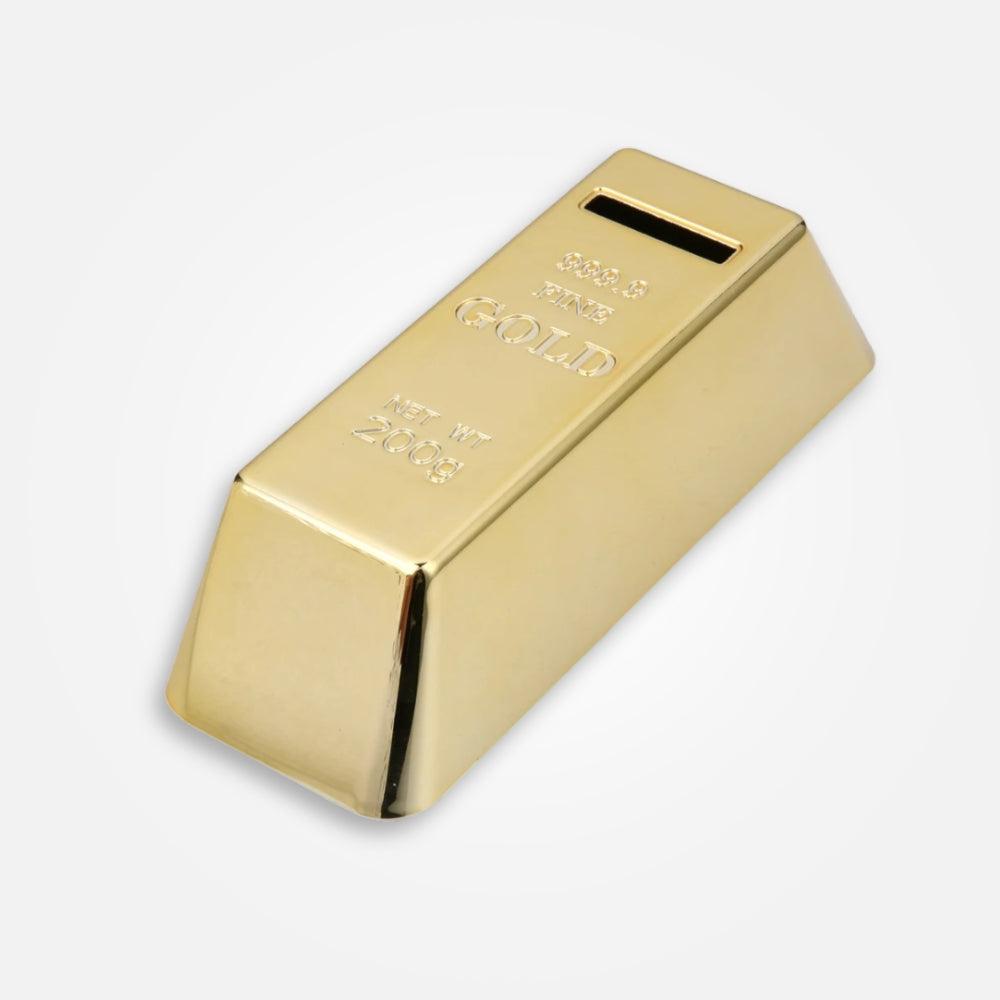 SKARBONKA SZTABKA ZŁOTA | TYMOTEUSZ - Zlota / 14.5 x 5.5