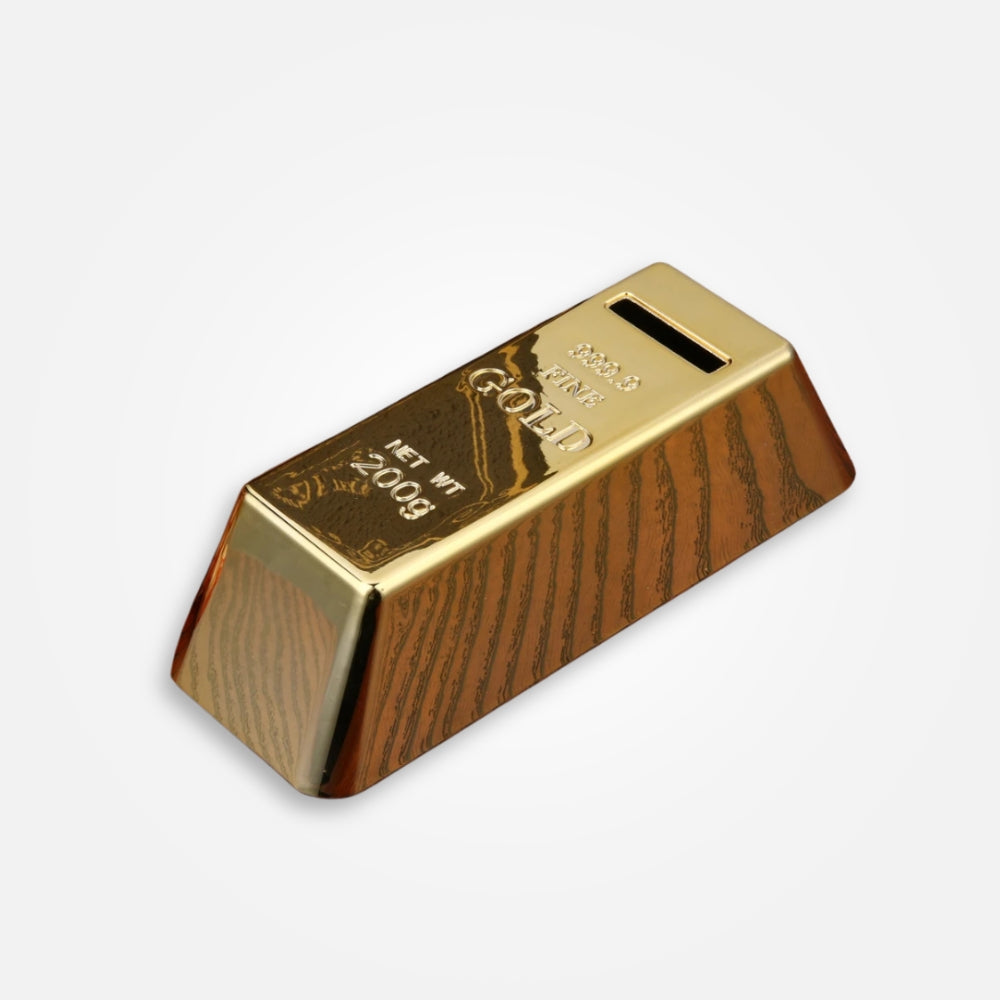 SKARBONKA SZTABKA ZŁOTA | TYMOTEUSZ - Zlota / 14.5 x 5.5