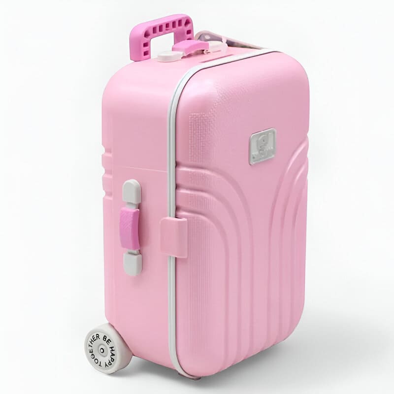 SKARBONKA WALIZKA - Różowy - Tirelire