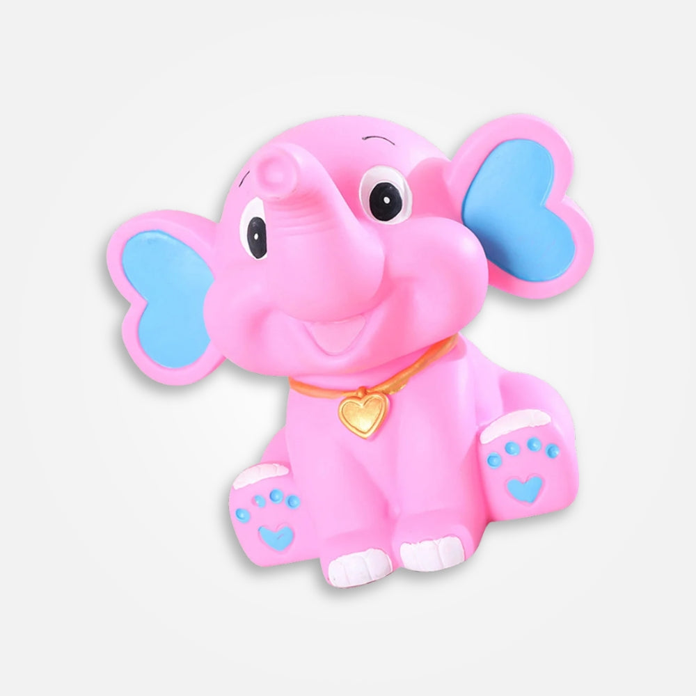 SŁONIK SKARBONKA | LILIANNA - Różowy / 17 x 24 cm