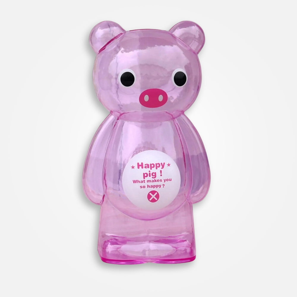 ŚWINKA SKARBONKA PLASTIKOWA | BLANKA - Różowy / 15 x 11 cm